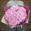 5 Pink Hydrangea Bouquet