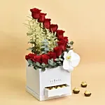 Red Roses and Chocolates Gift Set