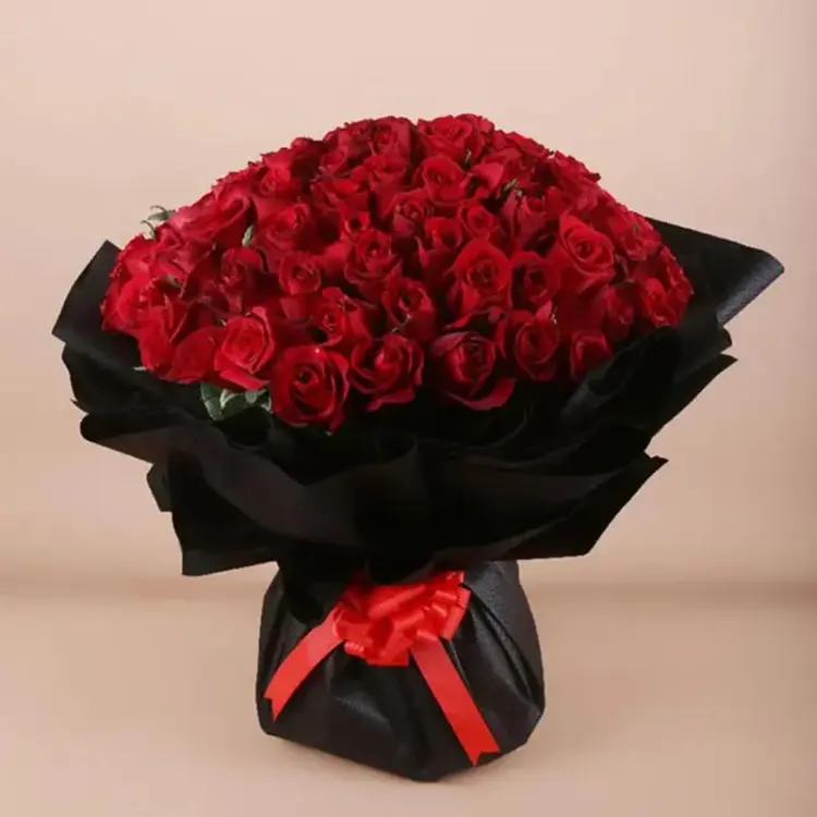 Love Story 101 Red Roses / Pink Roses Bouquet - Image 2