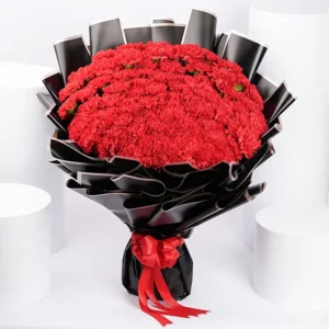 Red Carnations Bouquet