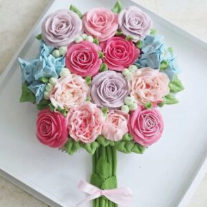 Pastel Floral Cupcake Bouquet Cupcakes