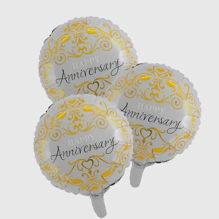 Anniversary Foil Helium Balloons
