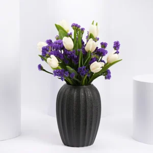 White Tulips Beauty In A Vase