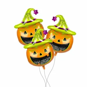 Evil Pumpkin Helium Balloons