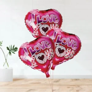 I Love You Helium Balloons