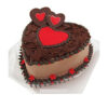 Heart Shaped Red Love Cake