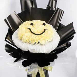 Smiley Carnations Bouquet