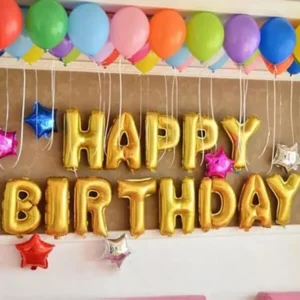 Colourful Birthday Balloon Decor