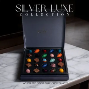 Assorted Chocolates Box Silver Luxe Collection